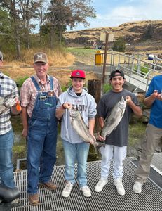 Three people fishing in OR