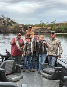 5 Chinook salmon caught while fishing in OR