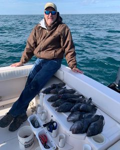 Angler fishing at Cape Carteret