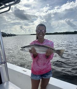 Spotted Weakfish caught while fishing in NC