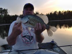 White crappie fishing in Cape Carteret