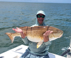 One fisherman enjoying a great fishing trip in VA