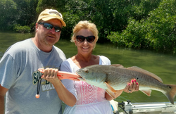Redfish caught by 2 anglers in Englewood