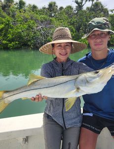 A snook fish caught while fishing in FL