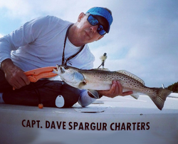 Spotted Weakfish caught in Englewood during a fishing trip