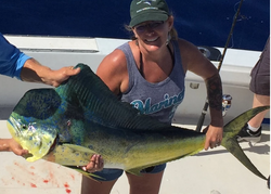 Angler with large fish caught in Florida
