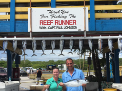 7 blackfin tuna caught on a fishing trip in Islamorada