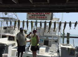 Five big fish caught while fishing in Islamorada