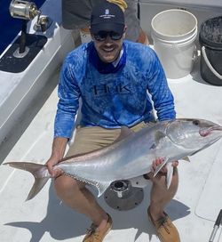 Greater amberjack catch on fishing boat in Islamorada Florida