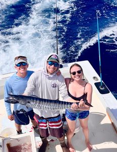 A huge Wahoo fish caught in Islamorada