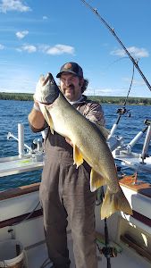 Fisherman with big catch in Minnesota