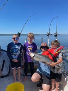 4 people fishing in Minnesota