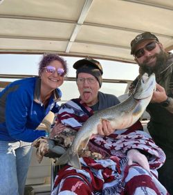 3 people fishing in Minnesota