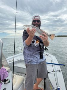 One angler fishing in Aransas Pass