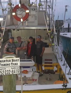 Fishing trip with four people in NC