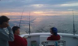 Angler holding fishing rod in North Carolina