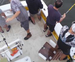 Angler with fishing rod in NC