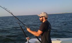 A person fishing in North Carolina