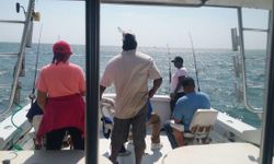 Angler fishing at Wanchese Marina Llc