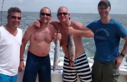 2 fishing rods with 4 people at Wanchese Marina Llc