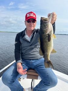 Angler fishing with rod and reel in Florida