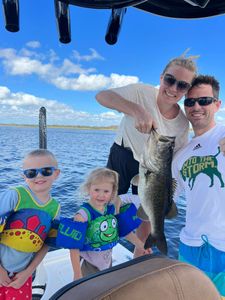 Largemouth bass caught while fishing in FL