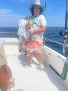 Angler catches fish in Alabama