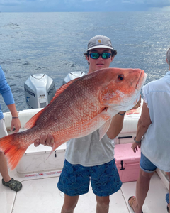 A big fish caught by two anglers on Dauphin Island