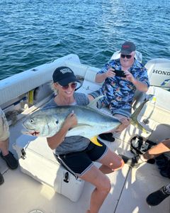 Crevalle Jack fish caught in AL by 3 people fishing