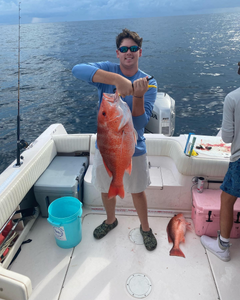 Angler with 2 big fish on Dauphin Island