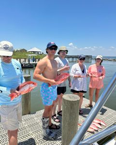 Anglers fishing in Alabama with great catch