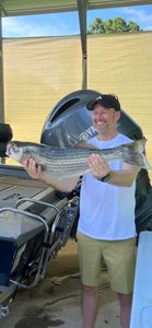 Angler fishing in GA waters