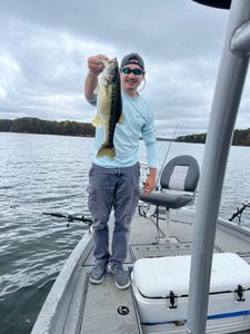 Largemouth bass caught fishing in Oakwood