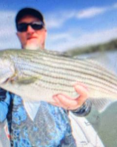 Fishing on the shore at Oakwood