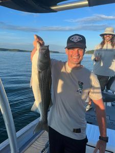Striped bass fishing in GA