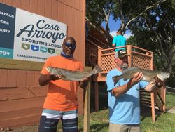 Two anglers fishing in Texas