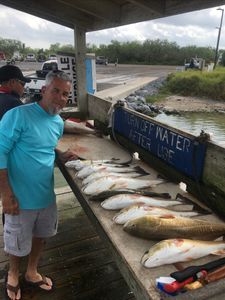 Two anglers fishing in Texas