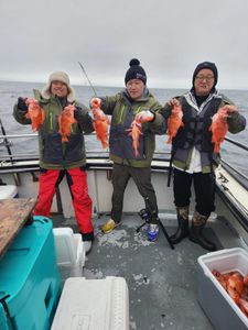 Rye Harbor fishing: Yelloweye Rockfish excitement!