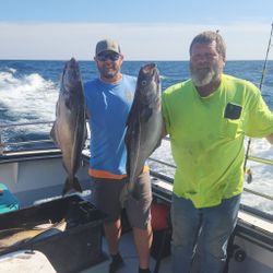 Two people fishing in NH