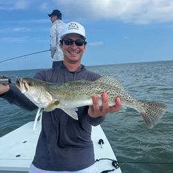 Spotted weakfish caught fishing in TX