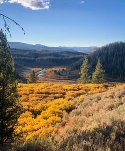 Scenic landscape of Wyoming