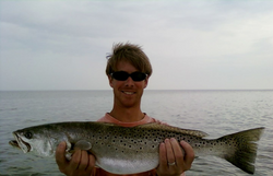 Spotted weakfish, 32-inch catch in Manns Harbor