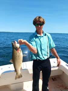 Caught a rainbow trout in NY