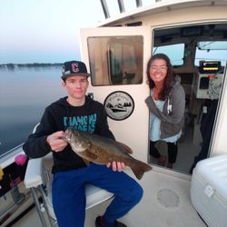Smallmouth bass caught while fishing in NY