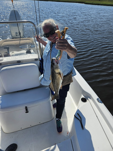 One angler fishing at North Topsail Beach