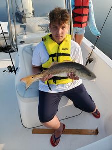 Redfish, 19 inch fish caught fishing in NC