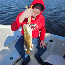 Redfish caught at North Topsail Beach