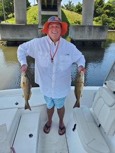 Two redfish caught in NC