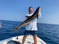 Cobia fish caught while fishing in Port St. Joe