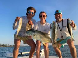 4 Crevalle Jack fish caught in Port St. Joe